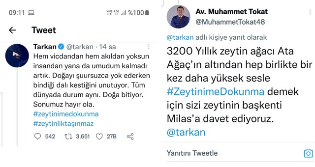 Başkan Tokat’tan Tarkan’a davet..