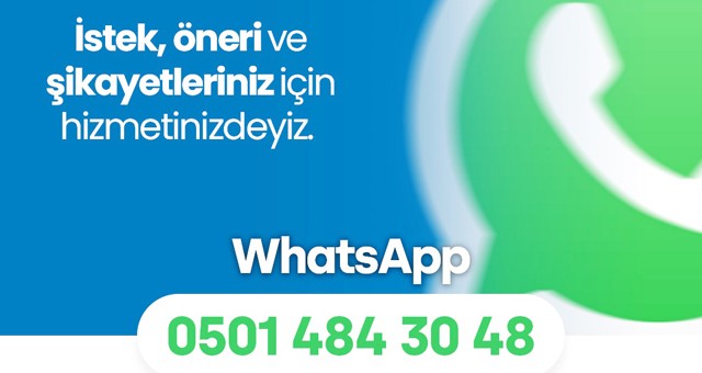 Milas Belediyesi Whatsapp iletişim hattı kurdu..