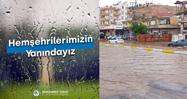 Başkan Tokat’tan yağmur sonrası açıklama