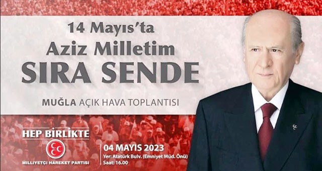 Devlet Bahçeli Muğla’ya geliyor