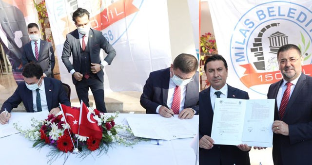 Milas-Bodrum Kardeş Şehir Protokolü İmzalandı..