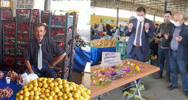 Karyağdı'nın tezgahı çiçeklerle süslendi