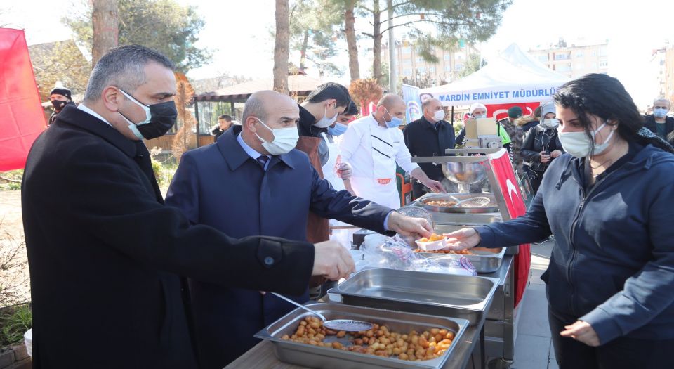 Mardin'de Gara Şehidine Lokma Hayrı Yapıldı