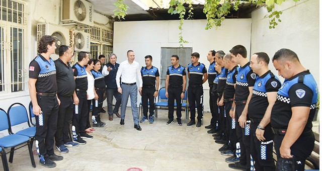 Kaymakam Böke’den Milas Belediyesi Zabıtalarına ziyaret