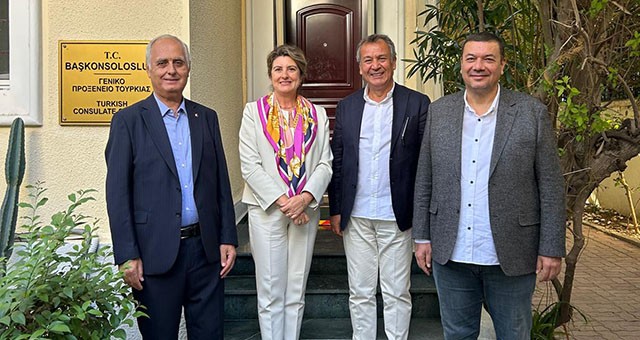 MİTSO Heyetinden Rodos Başkonsolosu Mebşure Taşkın’a Ziyaret