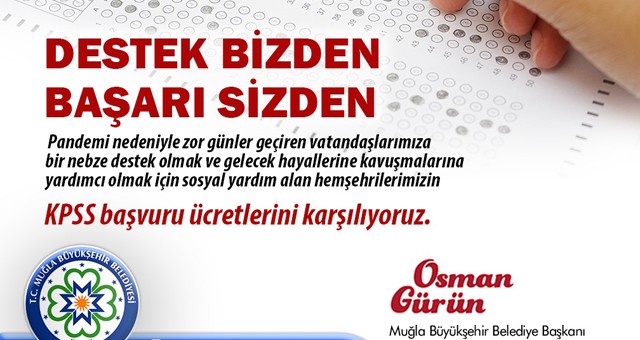 Osman Gürün’den, KPSS başvuru ücreti müjdesi