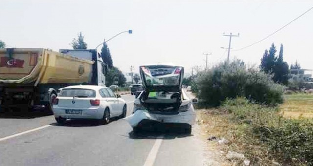 Milas-Bodrum yolunda kaza: 2 yaralı