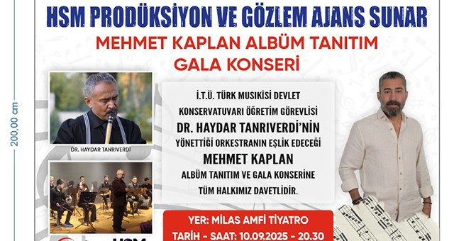 Albümün Gala Konseri Bu Akşam Milas’ta Gerçekleşiyor