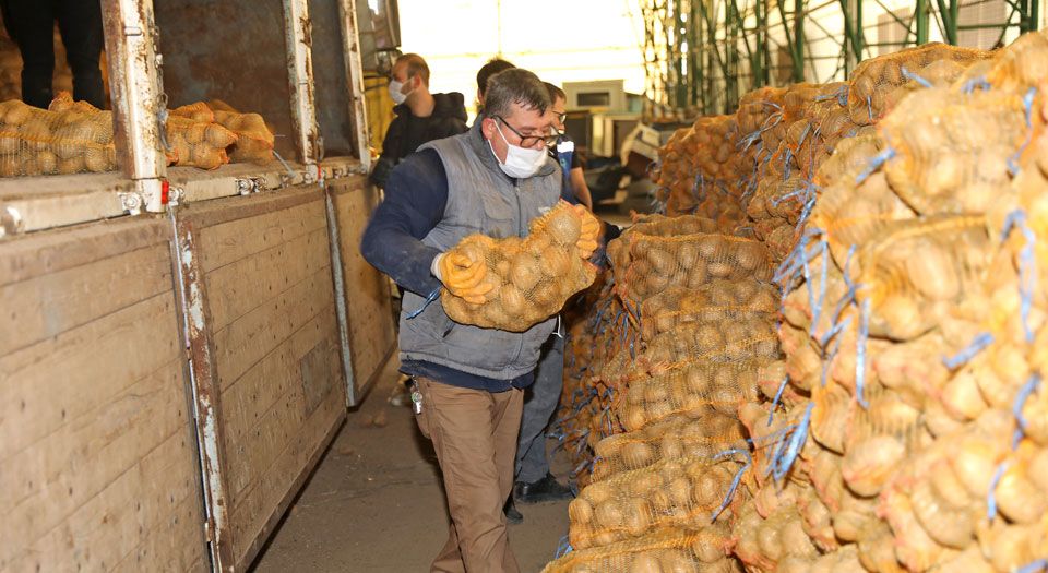 Afyonkarahisar'ın Patatesleri Mudanya'da İhtiyaç Sahiplerine