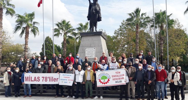 Emekliler Atapark’tan haykırdı: “İNSANCA VE ONURLU BİR YAŞAM İSTİYORUZ!”