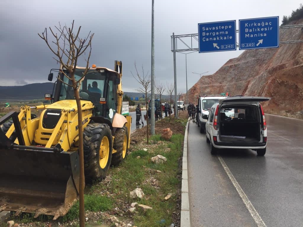 Manisa Somada Peyzaj Çalışmaları Sürüyor