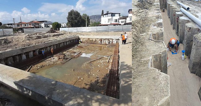 Büyükşehir Ören Kanalizasyon Projeinin 18 Bin Metresini Tamamladı