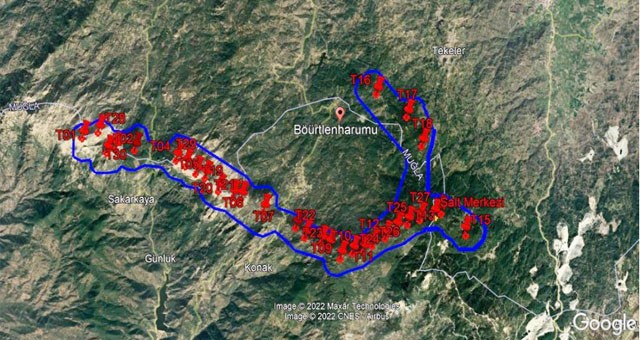 Milas-Karpuzlu sınırına 30 adet RES geliyor