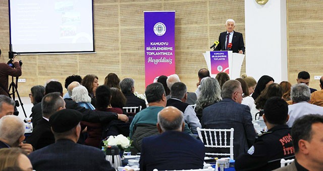 Başkan Gürün kamuoyu bilgilendirme toplantısı ile hizmetleri değerlendirdi