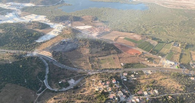 Milas Güllük’te Yangın Kontrol Altına Alındı