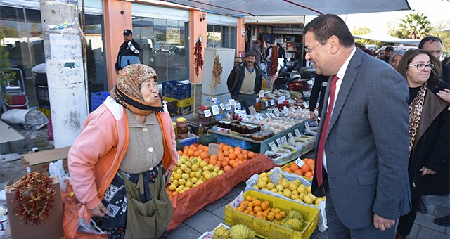 Milas  Belediye Başkanı Muhammet Tokat, esnaf ziyaretlerine devam ediyor.