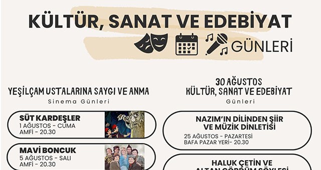 Milas Belediyesi Kültür, Sanat ve Edebiyat Günleri Başlıyor