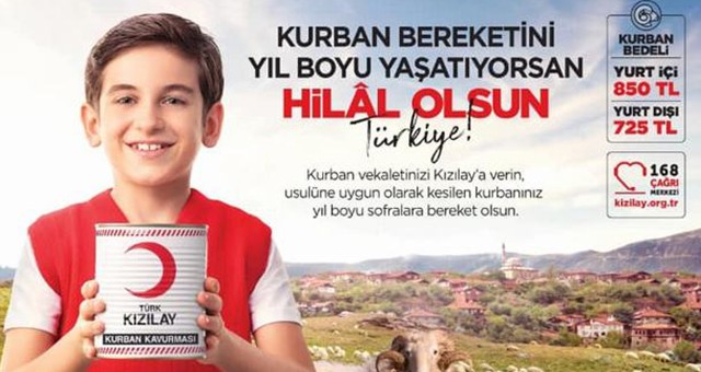 Kızılay’dan Vekâletle ‘Kurban Bağışı’ Kampanyası…