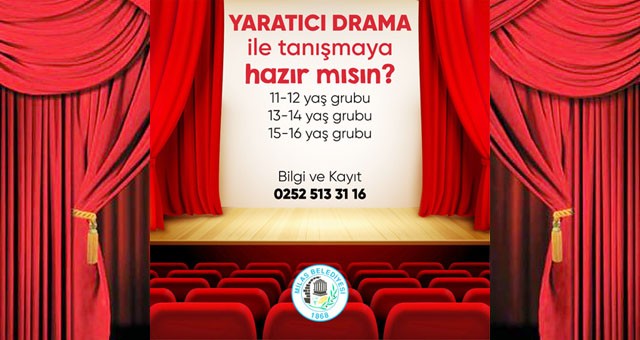 Yaratıcı drama kurs kayıtları devam ediyor