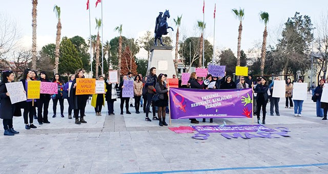 Milas Kadın Dayanışması: “Yaşasın kadın mücadelesi”