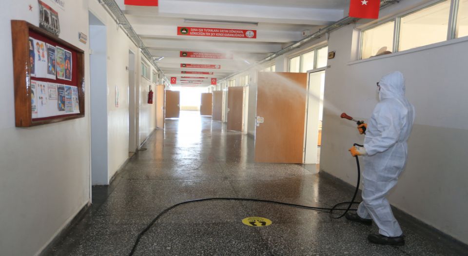 Denizli Pamukkale'deki Okullarda 1 Mart Temizliği
