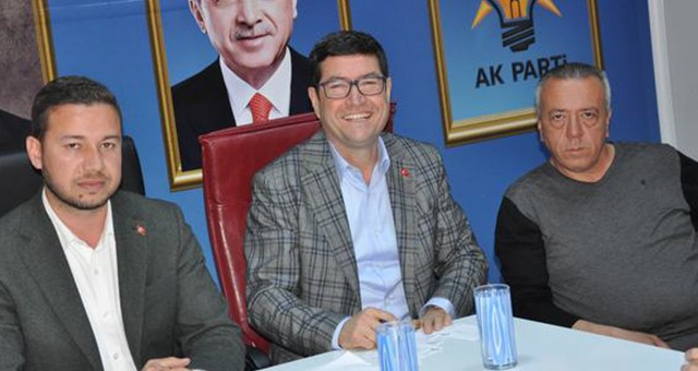 AKP’İLÇE BAŞKANI ACAR VE BAŞKAN ADAYI SAYLAK’TAN İLK DEĞERLENDİRME…