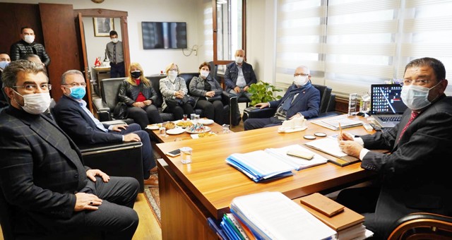 CHP’li başkanlardan ve milletvekillerinden Başkan Tokat’a ziyaret