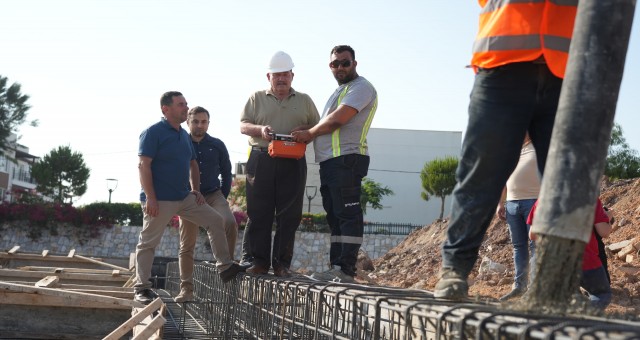 BOĞAZİÇİ’NDE ÇOK AMAÇLI SOSYAL ALAN’IN TEMELİ ATILDI