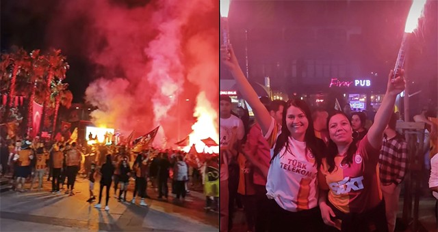Galatasaray 25. Şampiyonluğunu İlan Etti, Milas'ta Coşku Sokağa Taştı