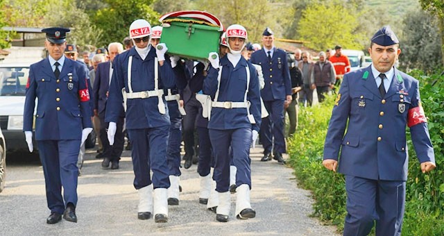 Kore Gazisi Yıldız düzenlenen askeri törenle toprağa verildi