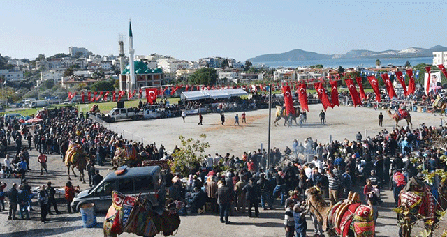 Develer Güllük’te güreşti