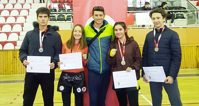 Muğla Okul Sporları Kick Boks İl Şampiyonası’nda  BEŞ BİRİNCİLİK GELDİ..