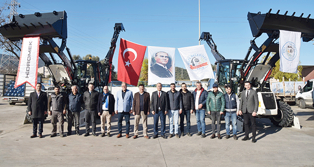 Milas Belediyesi yeni iş makineleri satın aldı