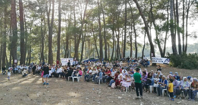 İkizköy’de halk direndi, orman kurtuldu!