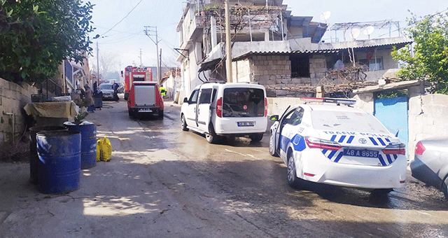 Çatıdaki tüp binayı yakıyordu