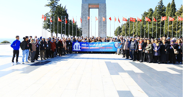 Muğlalılar Tarih’in Yeniden Yazıldığı Çanakkale’de