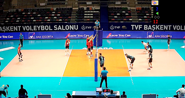 Voleybolcularımız ikinci maçta mağlup