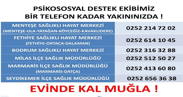 Psikososyal Destek Hattı devrede