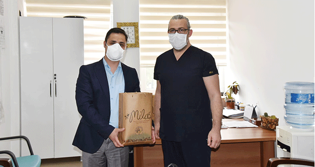 Milas Belediye Başkanı Muhammet Tokat’tan acil servis çalışanlarına moral