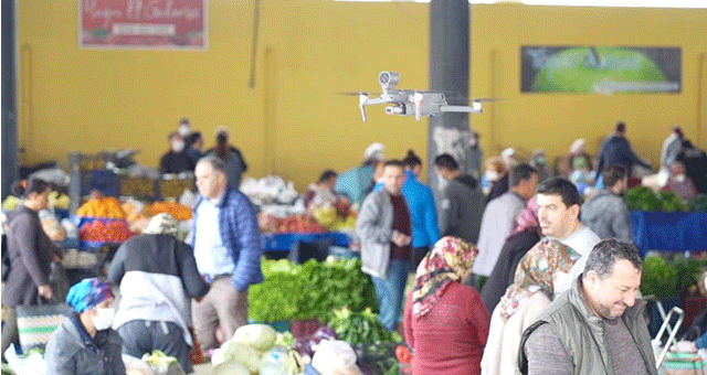 Milas Belediyesi’nden ‘drone’lu önlem
