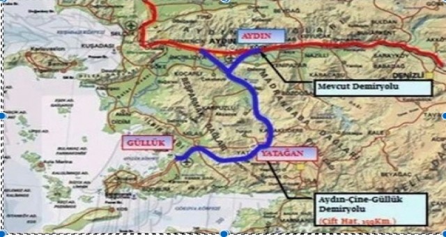 Aydın-Çine-Güllük Demiryolu Projesi Gündemde..