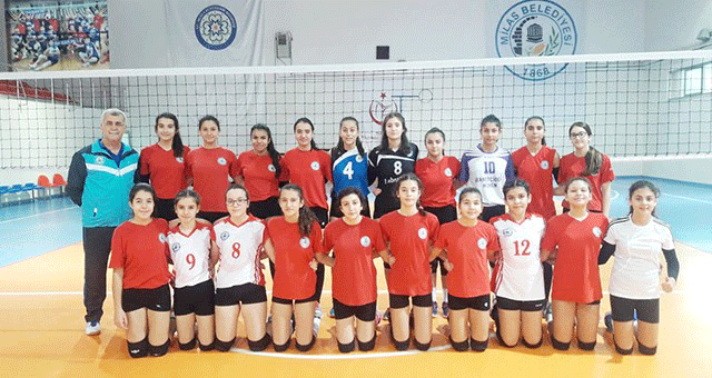 Milas Belediyespor Yıldız Bayan Voleybol takımı lige hazırlanıyor