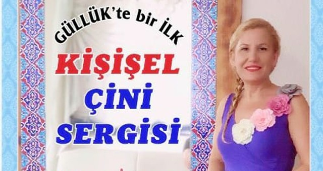 Güllük’te kişisel çini sergisi