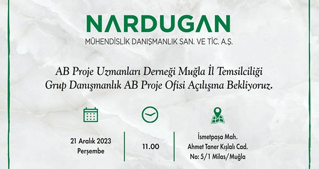 Milas’ta Tarım ve Kırsal Kalkınma Desteği İçin AB Hibe Destek Programı Bürosu Açılıyor..