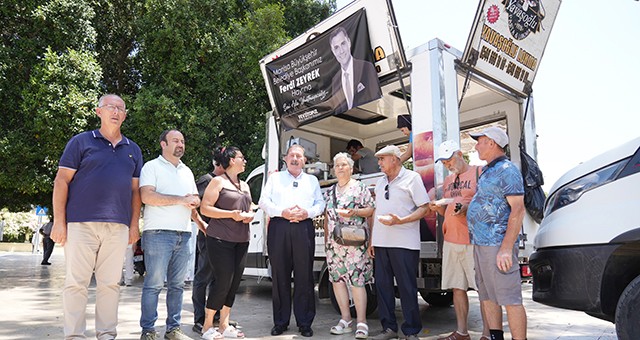 Milas Belediyesi’nden Ferdi Zeyrek Hayrına Lokma ve Su İkramı