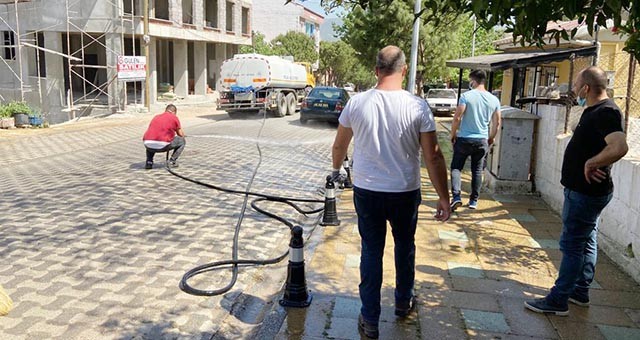 Milas Belediyesi yoğun mesai harcıyor..