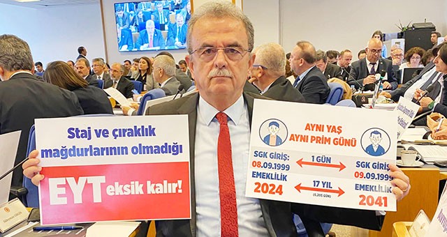 Girgin: “Esnafı EYT kapsamına almamak için mi yapılandırma kapsamına almıyorsunuz?”