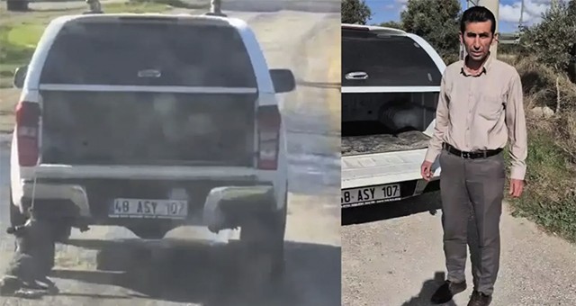 Milas’ta Kamyonetle Sürüklenen Köpeğin Sahibi Tutuklandı