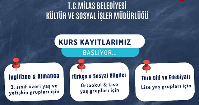 Milas Belediyesi’nden eğitim seferberliği