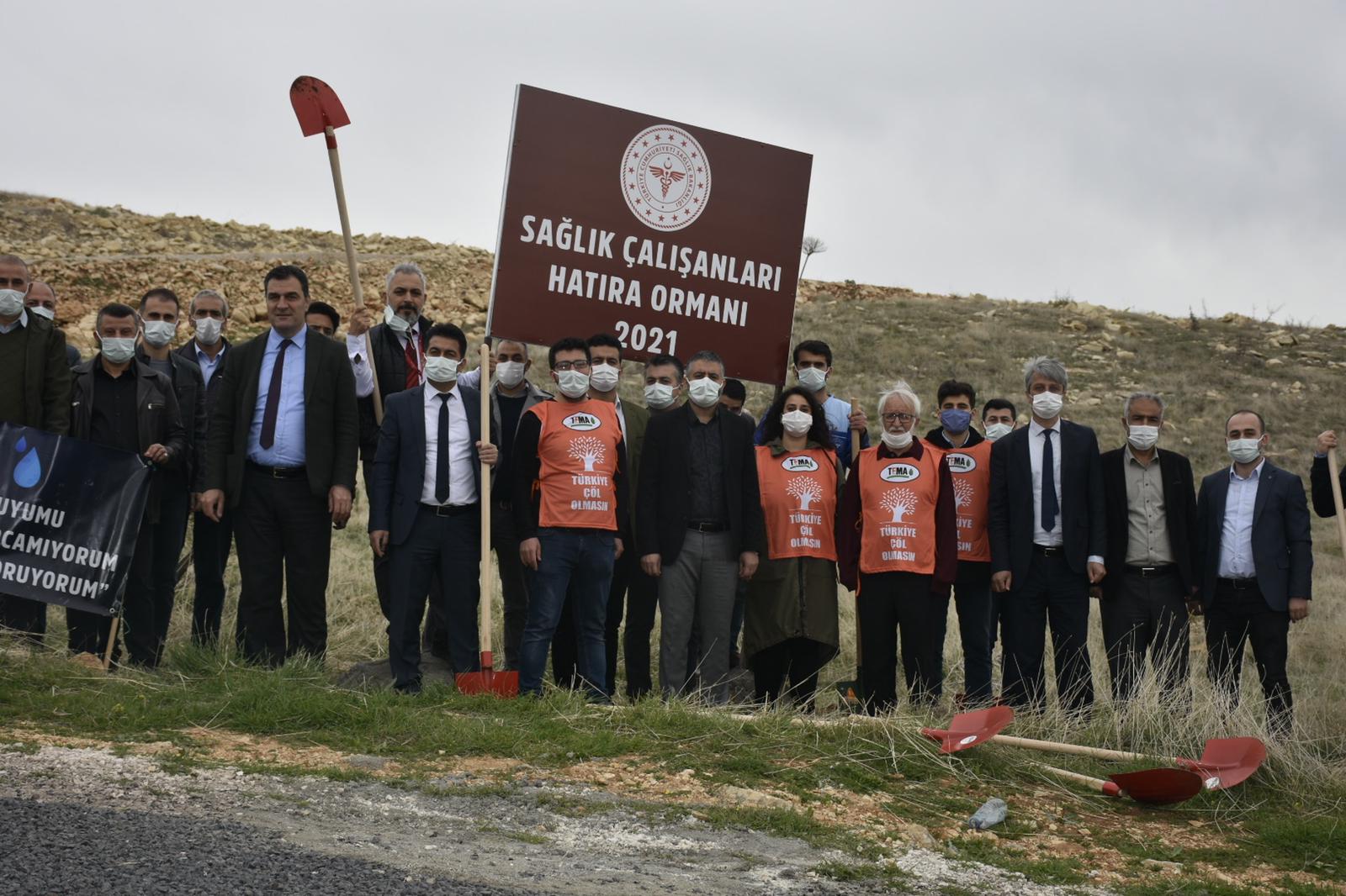 Mardinde Sağlık Çalışanları Adına Hatıra Ormanı Oluşturuldu